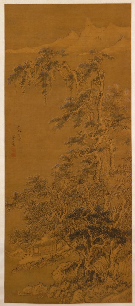 图片[1]-Zhao Zuo Changlin Snow Map Axis-China Archive